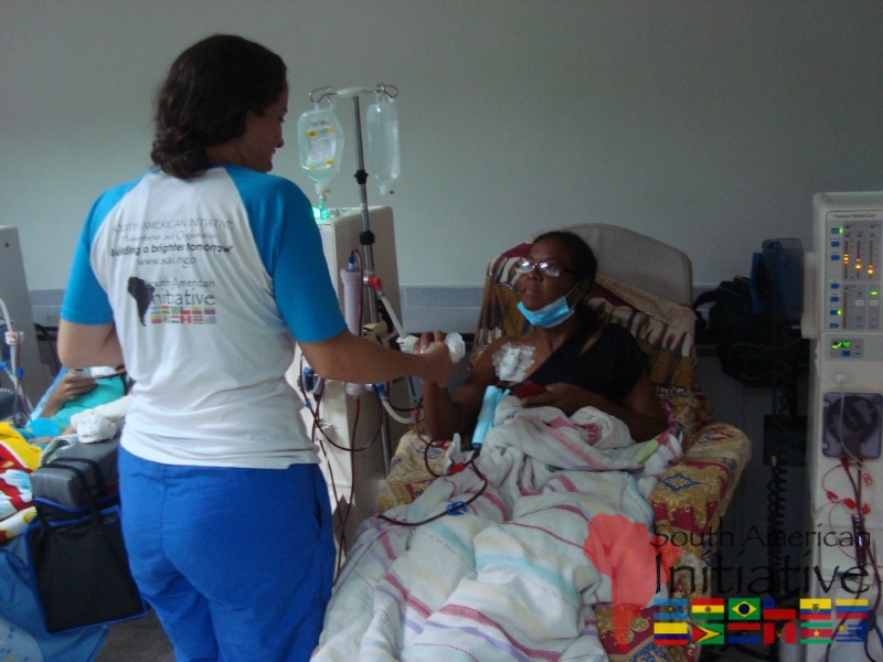 SAI team delivered vital food to Venezuelan patients in the most vulnerable conditions