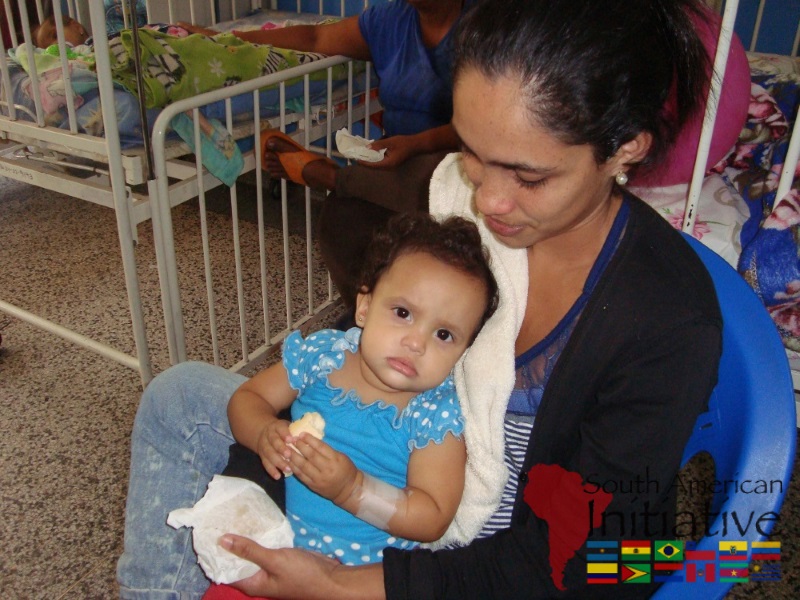 SAI provides food and supplies to children in the pediatric emergency room.