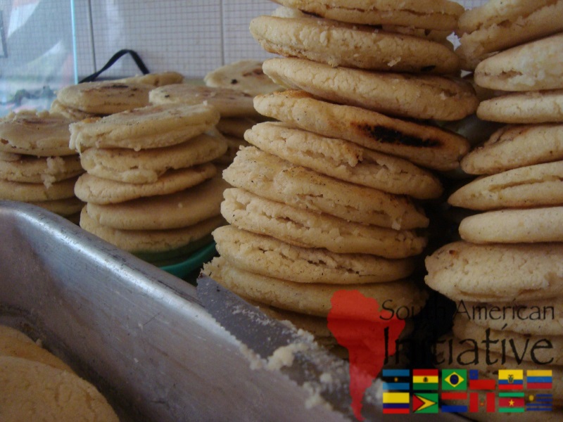 SAI Food Relief Through Freshly Made Arepas