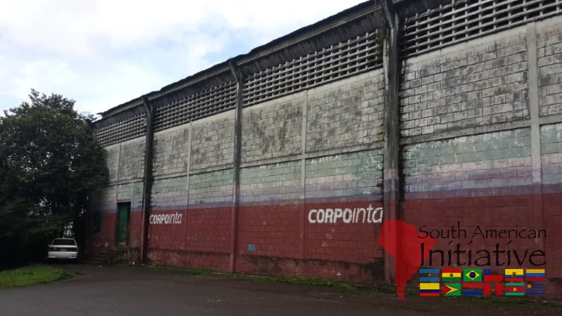 A South American Initiative building in Venezuela connected to aid and support for refugees and vulnerable families.