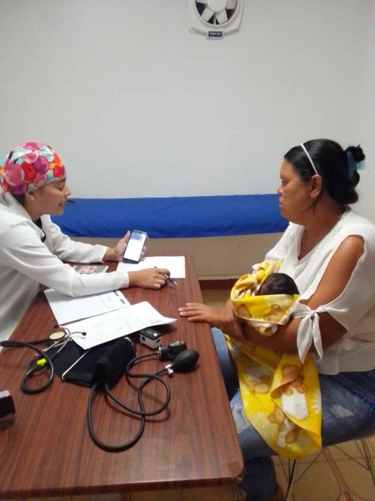 SAI is Saving Venezuelan Infants in Need! Infant Receiving Pediatric Care at SAI Clinic